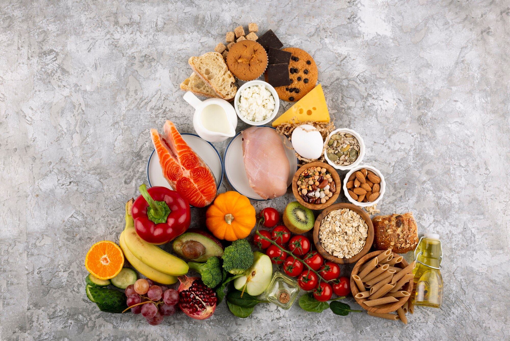Cibo sano ed equilibrato